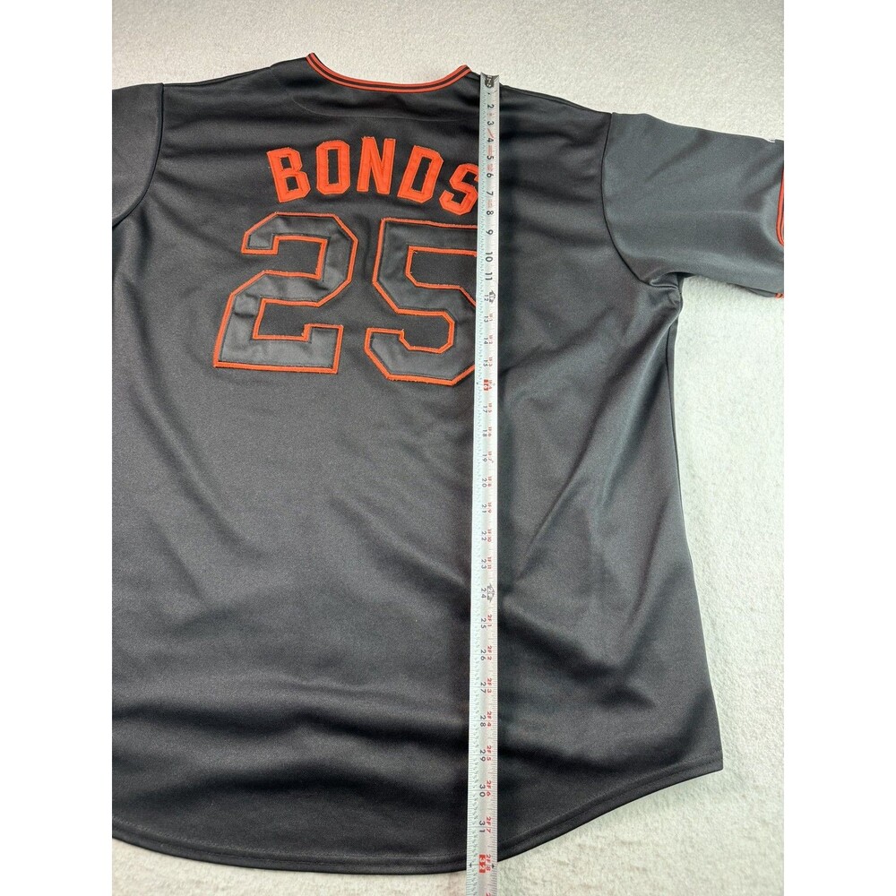 Majestic Barry Bonds #25 San Francisco Giants MLB Baseball Jersey Men's XXL - Picture 5 of 10